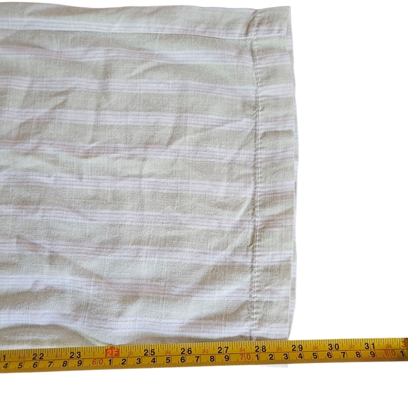 NWT - Cali 1850 - Sage Green Striped Lined Blend Wide Leg Pants - Small - Picture 11 of 14